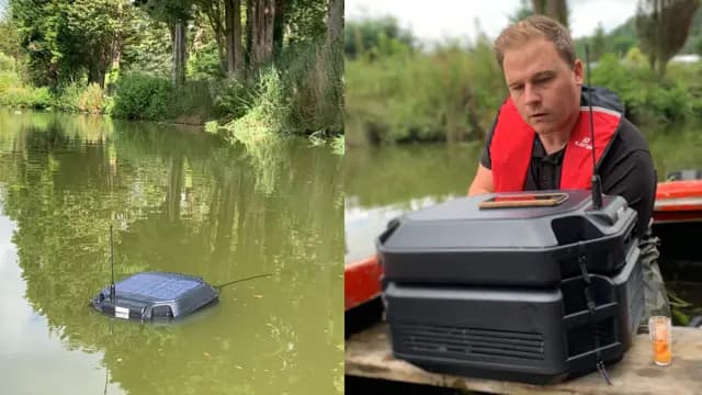 Picture of WATR pro units in a river