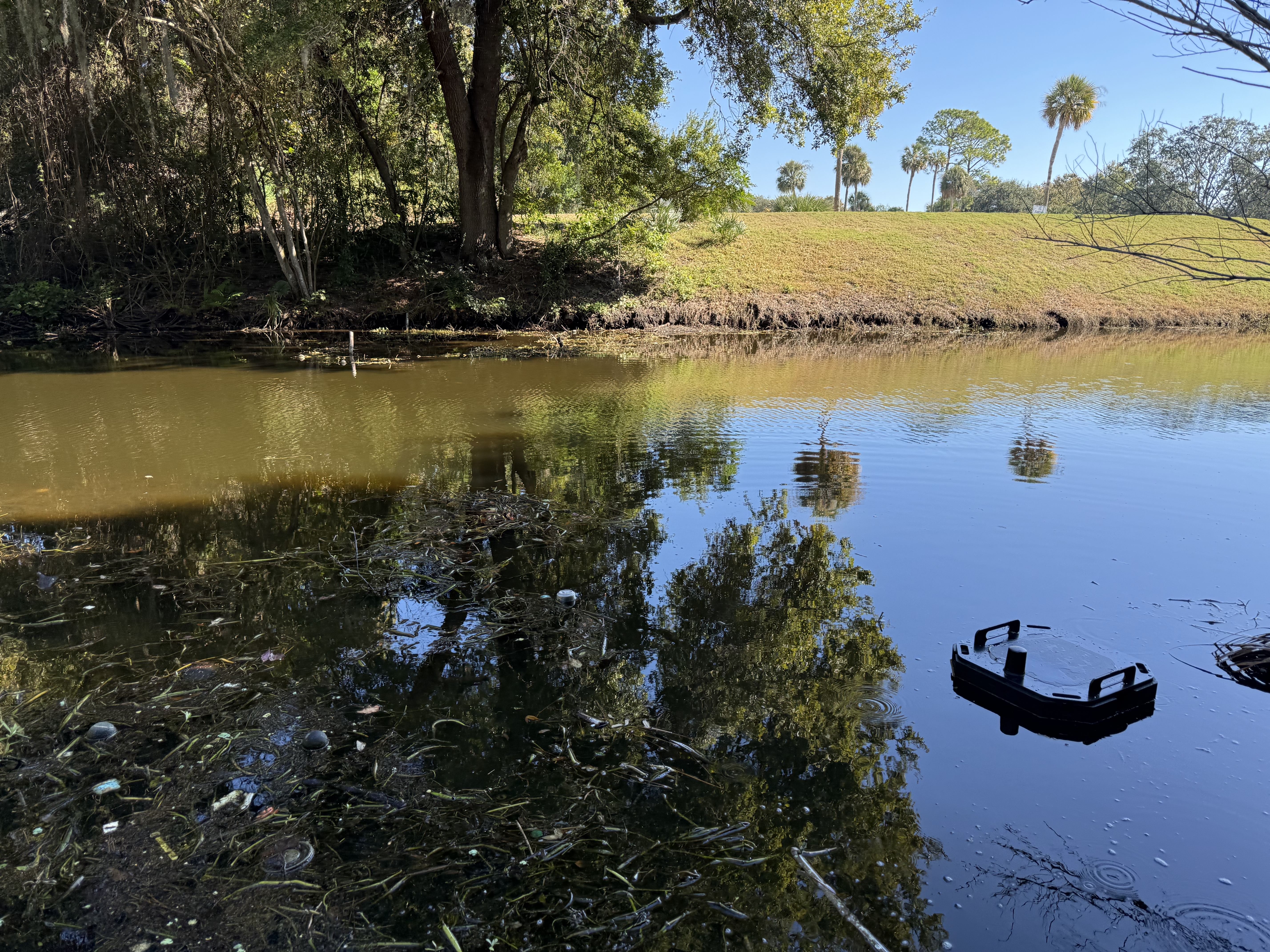 Smart North Florida installation in a river