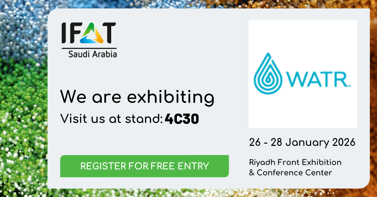 WATR IFAT Saudi Arabia 2026 exhibition stand